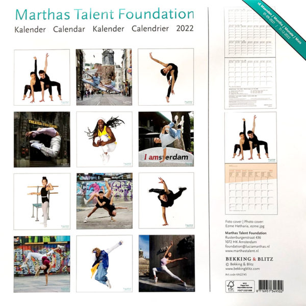 Marthas Talent Foundation kalender 2022